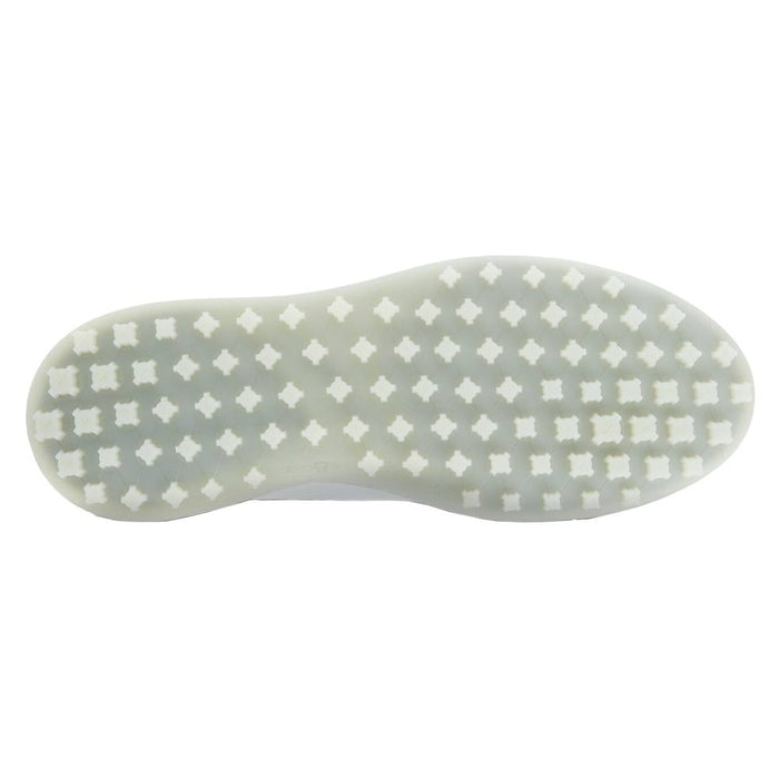 ECCO Tray Laced Spikeless Golf Shoes Bright White Lyra - FW22 Women