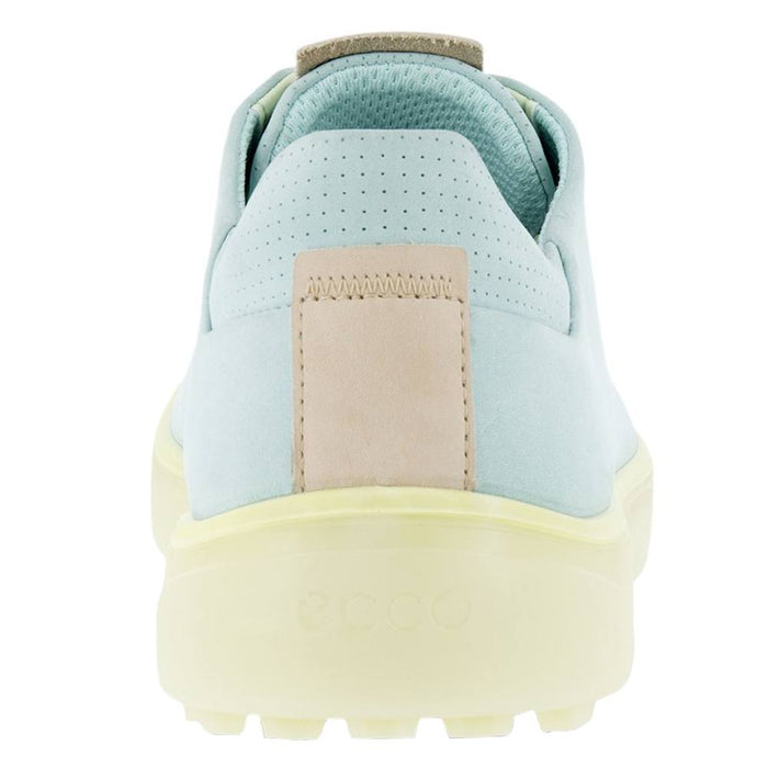 ECCO Tray Laced Spikeless Golf Shoes Eggshell Blue/Sherbet Moon - FW22 Women