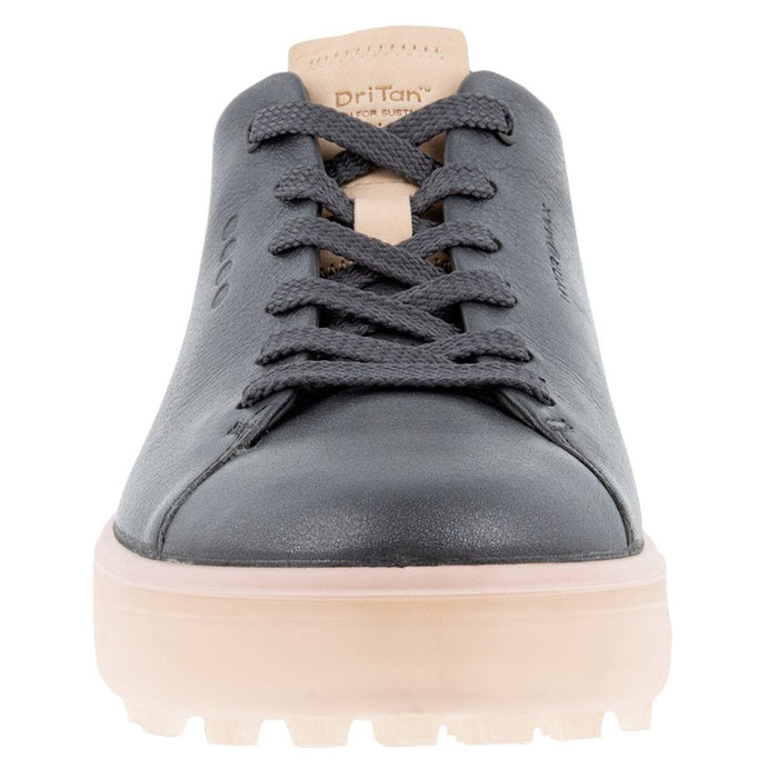 ECCO Tray Laced Spikeless Golf Shoes Magnet Lyra Metallic - FW22 Women