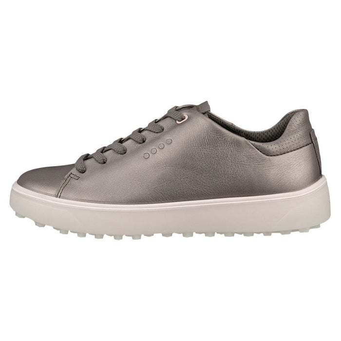 ECCO Tray Laced Spikeless Golf Shoes Warm Gray - FW22 Women