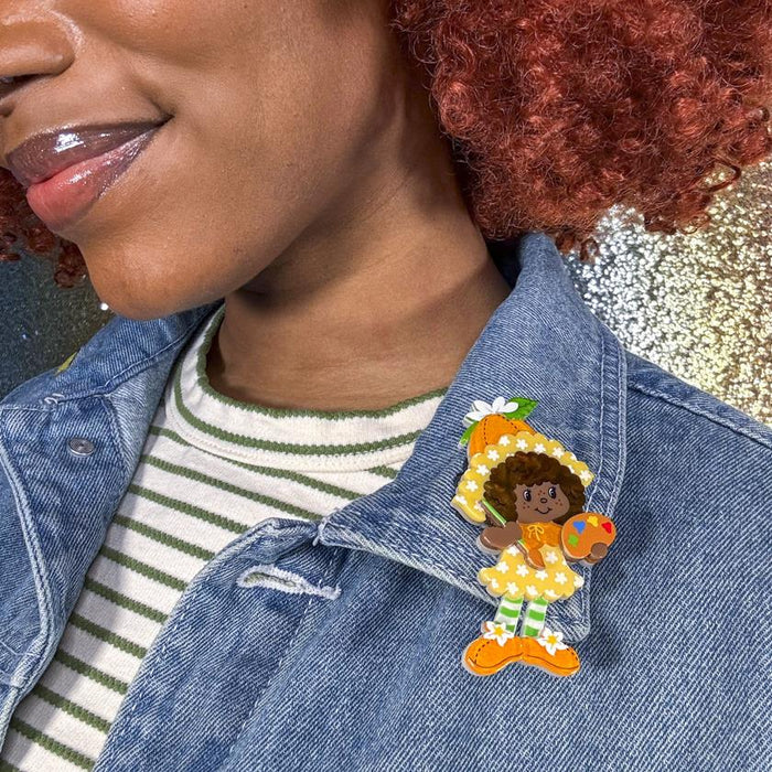 Erstwilder Orange Blossom Brooch with Gift Box  ~The World of Strawberry Shortcake~