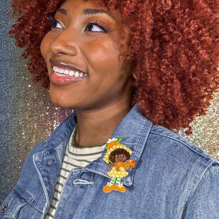 Erstwilder Orange Blossom Brooch with Gift Box  ~The World of Strawberry Shortcake~