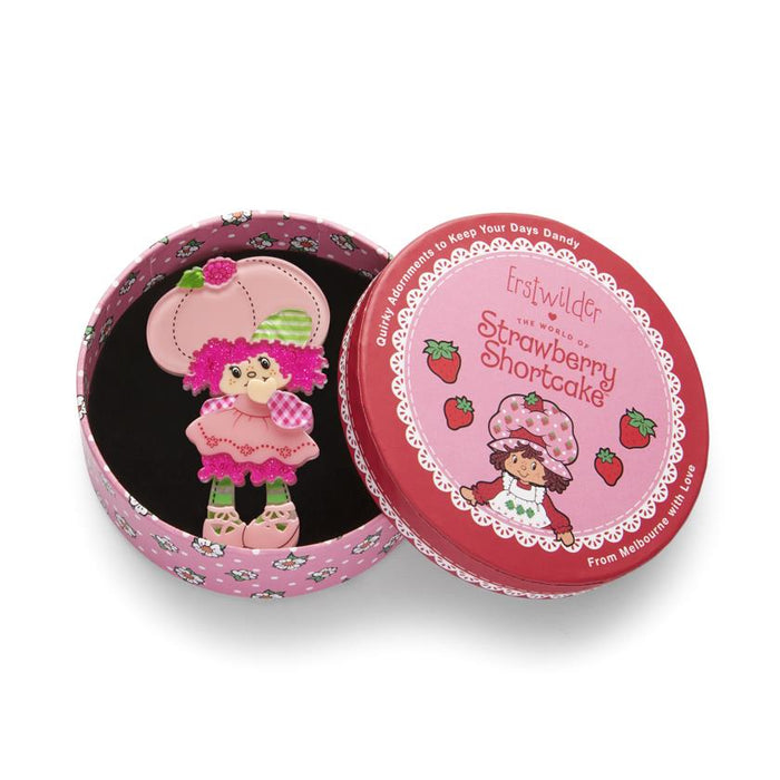 Erstwilder Raspberry Tart Brooch with Gift Box  ~The World of Strawberry Shortcake~