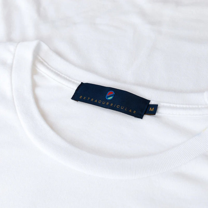 Extra Curricular Bisou Golf T-Shirt Bright White - FA24 Men