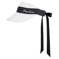 Fairliar Contrasted Color Ribbon Golf Visor White - SS26 Women