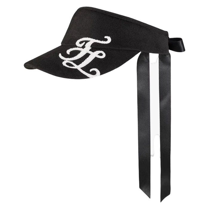 Fairliar Furry Logo Golf Visor Black - FW25 Women