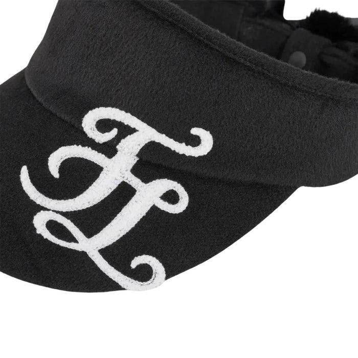 Fairliar Furry Logo Golf Visor Black - FW25 Women