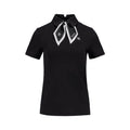 Fairliar Petit Scarf Set Golf T-Shirt Black - SS26 Women