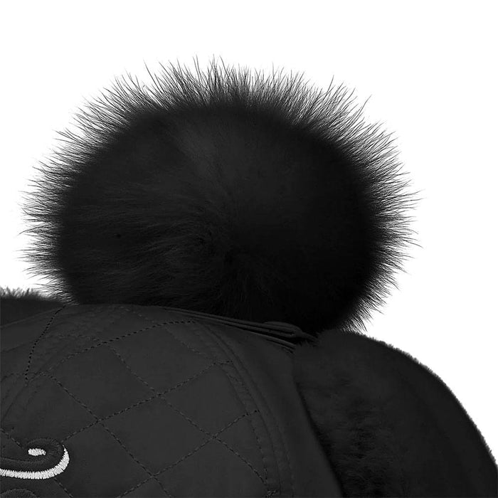 Callaway Quilted Ear Muff Golf Cap Black - 24 Women