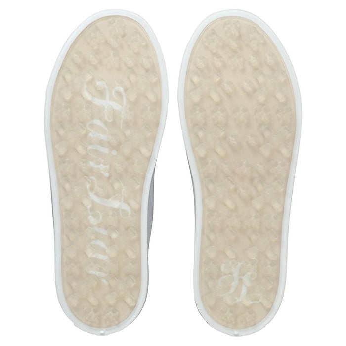 Fairliar Ribbon Tassel Loafers Spikeless Golf Shoes White - 24 Women