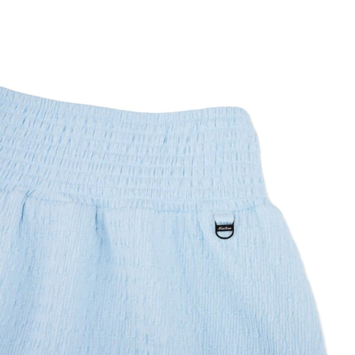 Fairliar Seersucker Smoke Band Golf Skirt Ceramic Blue - SS26 Women