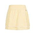 Fairliar Seersucker Smoke Band Golf Skirt Yellow - SS26 Women
