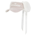 Fairliar Velvet Golf Visor with Ribbon Beige - FW25 Women