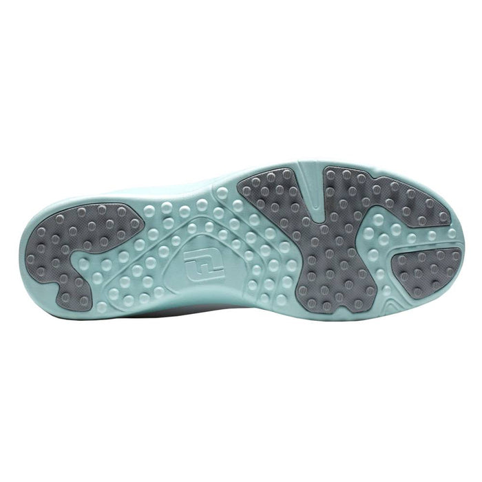 FootJoy FJ Leisure Spikeless Golf Shoes Previous Season Style Laced White/Mint/Mint - 22 Women