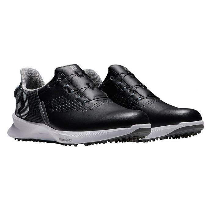 FootJoy Fuel BOA Spikeless Golf Shoes Previous Season Style Black/Black/Blue Jay - 23 Men