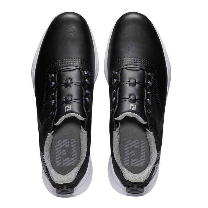 FootJoy Fuel BOA Spikeless Golf Shoes Previous Season Style Black/Black/Blue Jay - 23 Men