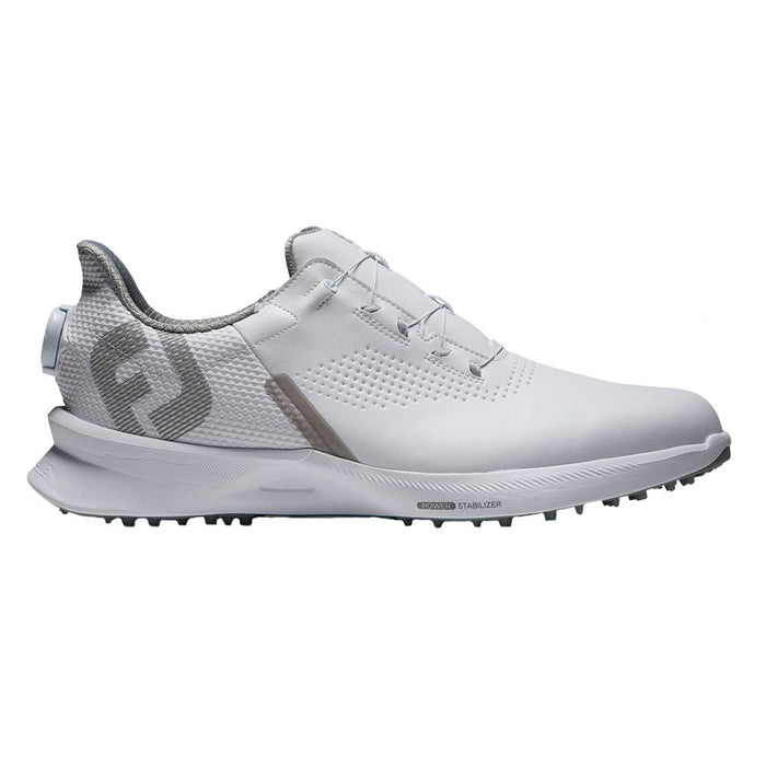 FootJoy Fuel BOA Spikeless Golf Shoes Previous Season Style White/White/Blue Jay - 23 Men
