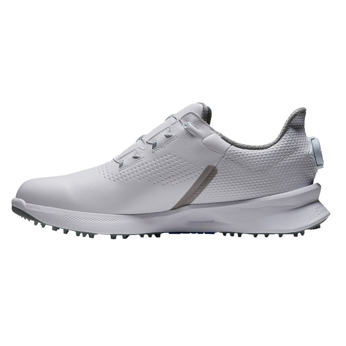 FootJoy Fuel BOA Spikeless Golf Shoes Previous Season Style White/White/Blue Jay - 23 Men