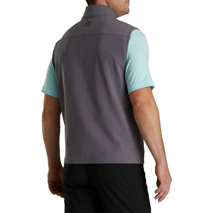 FootJoy Ottoman Knit Full Zip Golf Vest Lava - 23 Men