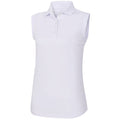 FootJoy ProDry Interlock Sleeveless Knit Collar Golf Polo White - SS19 Women