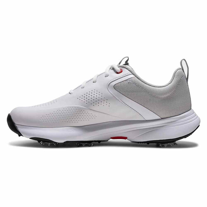 FootJoy Qualifier Golf Shoes White/White/Grey - FA26 Men