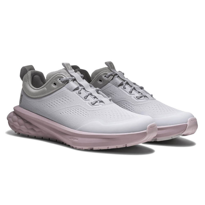 FootJoy Quantum Spikeless Golf Shoes White/Pink Lilac/Gray - 26 Women