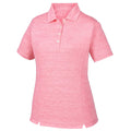 FootJoy Shirt Space Dye Self Collar Golf Polo Pink Azalea - SS20 Women