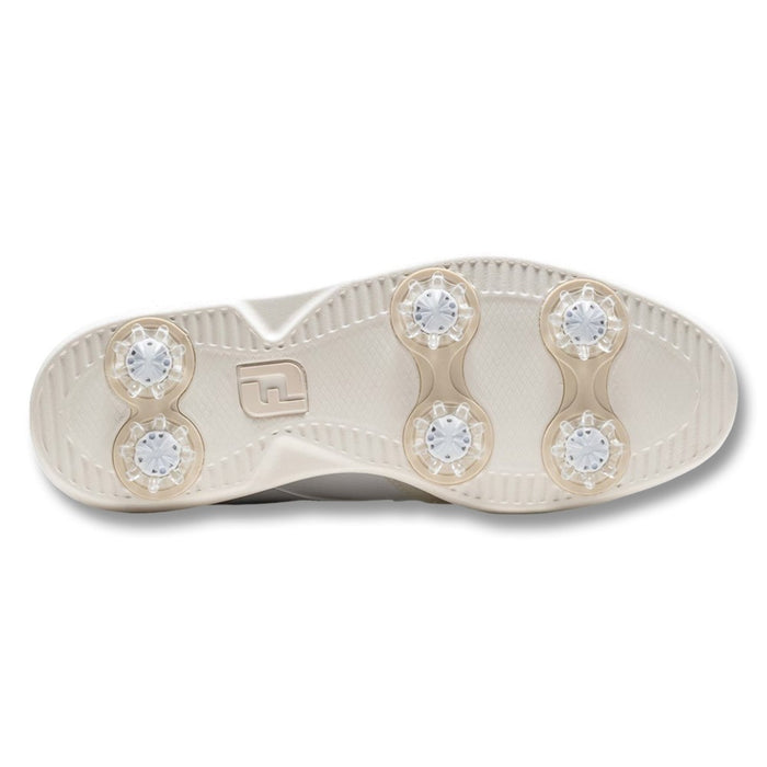 FootJoy Traditions Wing Tip Golf Shoes White/Gold - SS26 Women