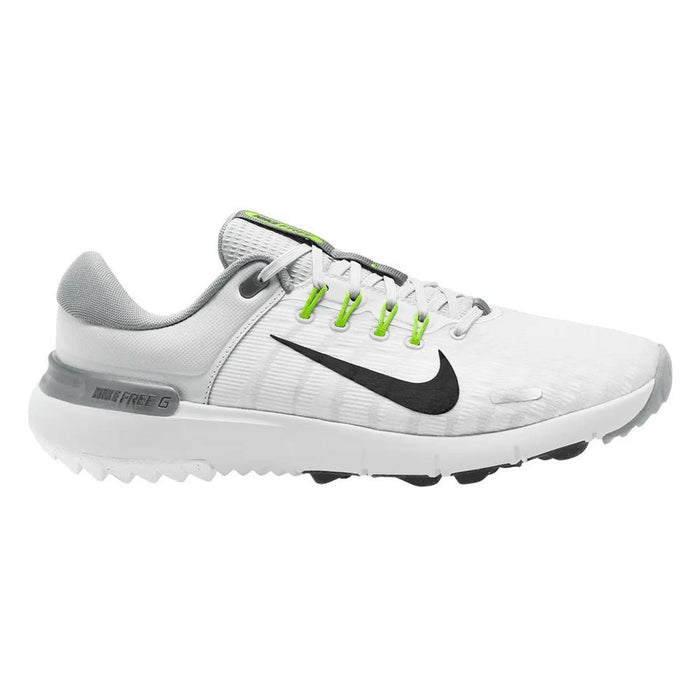 Nike Free NN Spikeless Golf Shoes White/Black/Pure Platinum/Wolf Gray - FW25 Unisex