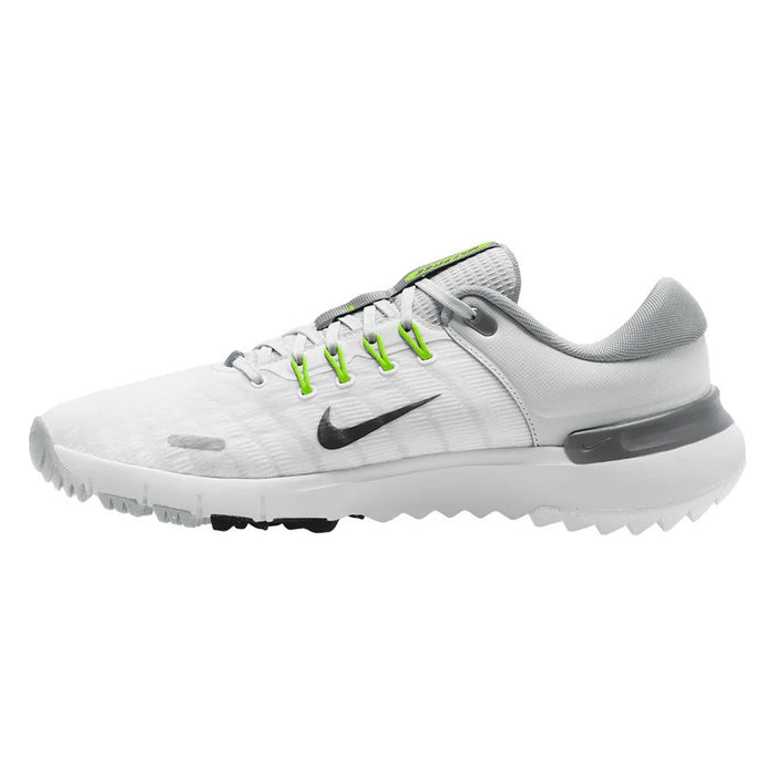 Nike Free NN Spikeless Golf Shoes White/Black/Pure Platinum/Wolf Gray - FW25 Unisex