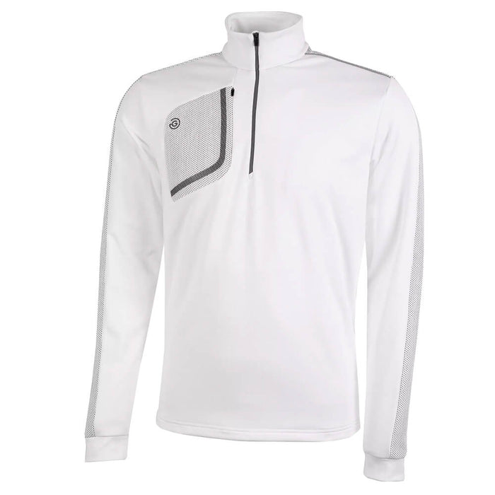 Galvin Green Dwight Golf Pullover White/Sharkskin - FW22 Men