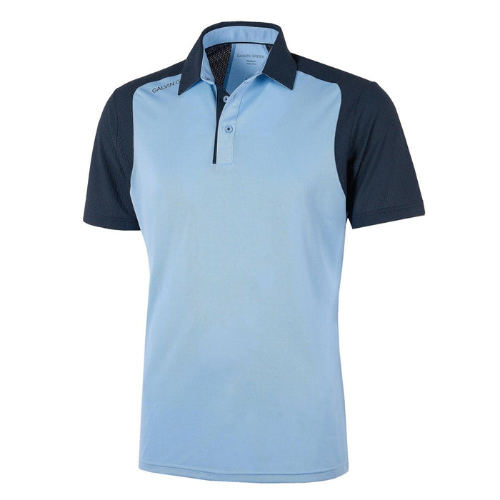 Galvin Green Massimo Ventil8 Plus Golf Polo Blue Bell/Navy - FW22