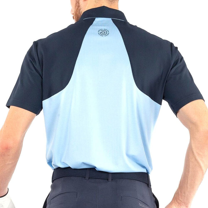 Galvin Green Massimo Ventil8 Plus Golf Polo Blue Bell/Navy - FW22