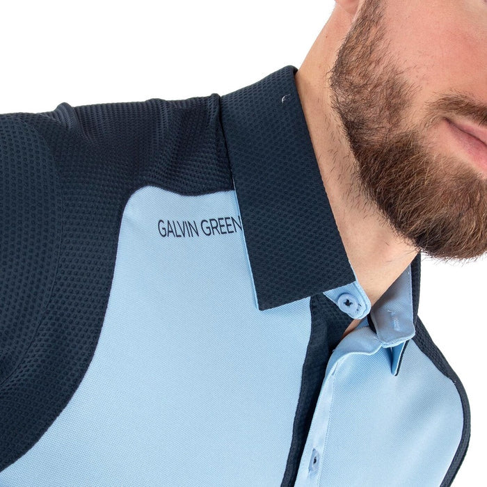 Galvin Green Massimo Ventil8 Plus Golf Polo Blue Bell/Navy - FW22
