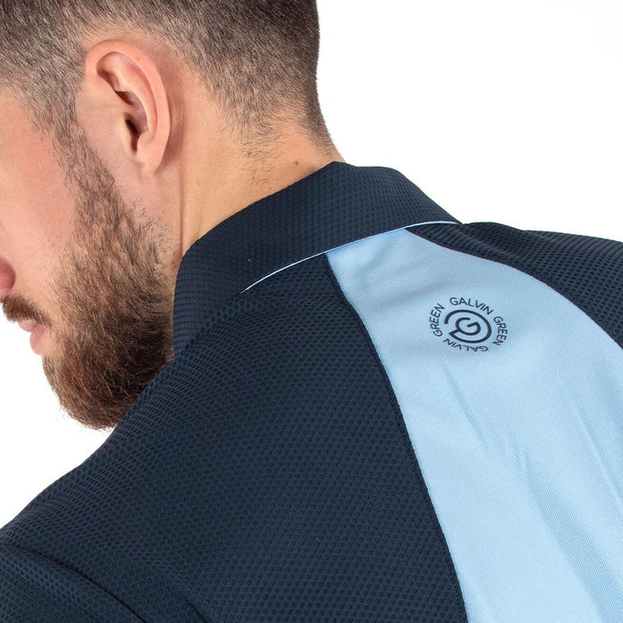 Galvin Green Massimo Ventil8 Plus Golf Polo Blue Bell/Navy - FW22