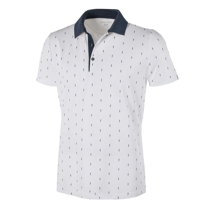Galvin Green Mayson Ventil8 Plus Golf Polo White/Navy - SS22