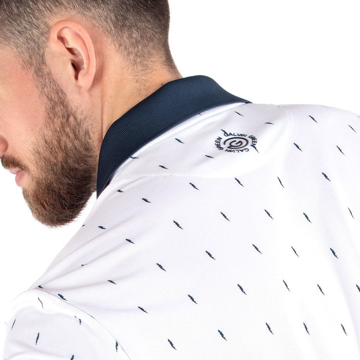 Galvin Green Mayson Ventil8 Plus Golf Polo White/Navy - SS22