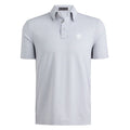 Gfore All Play Spade Geo Stretch Knit Golf Polo (with Gfore Emblem) Nimbus/Pine - FA26 Men