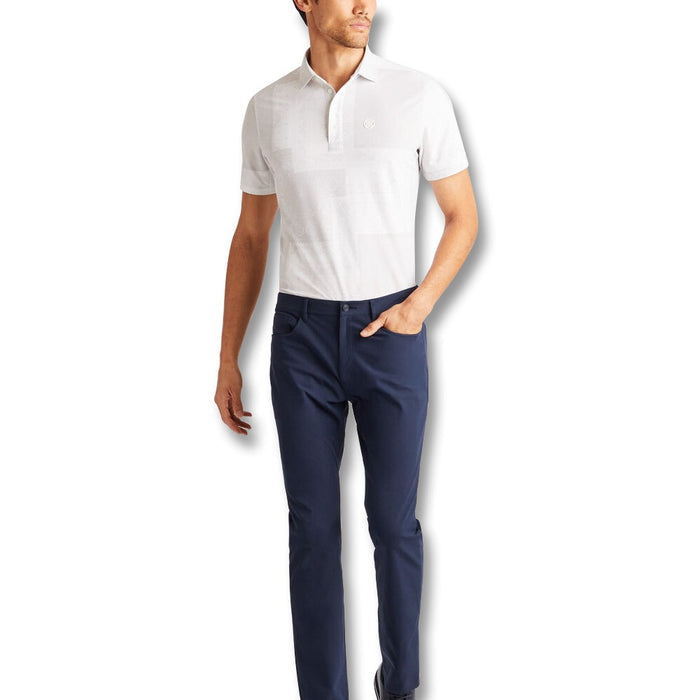 Gfore Bandana Tech Pique Golf Polo Snow - 23 Men