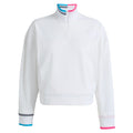 Gfore Brushed Back Stretch Golf Pullover Snow - FA25 Women