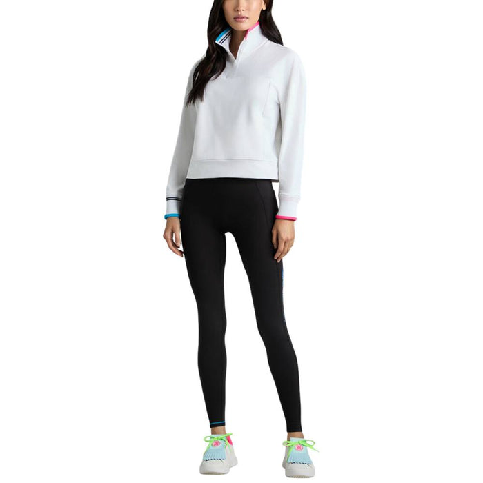 Gfore Brushed Back Stretch Golf Pullover Snow - FA25 Women
