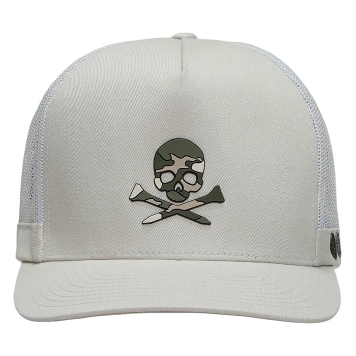 Gfore Camo Skull & Tees Tall Trucker Golf Cap Pumice - SP26 Men