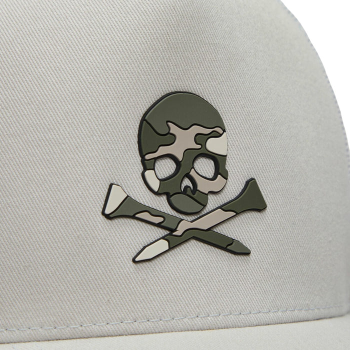Gfore Camo Skull & Tees Tall Trucker Golf Cap Pumice - SP26 Men