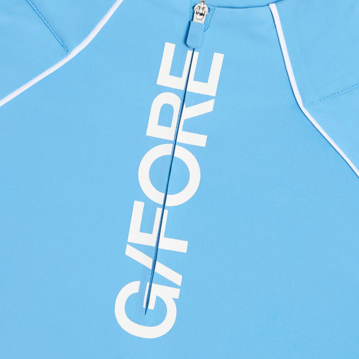 Gfore Contrast Mesh Silky Tech Nylon 1/4 Zip Golf Pullover Azul - SP26 Women