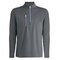 Gfore Daytona Tech Interlock Golf Pullover Charcoal Heather Gray - 23