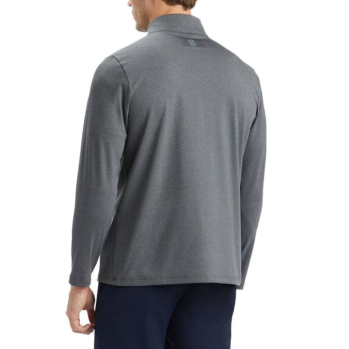 Gfore Daytona Tech Interlock Golf Pullover Charcoal Heather Gray - 23