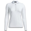 Gfore Featherweight Silky Tech Nylon Quarter Zip Golf Pullover Snow - 23 Women