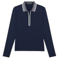 Gfore Featherweight Silky Tech Nylon Quarter Zip Golf Pullover Twilight - 23 Women