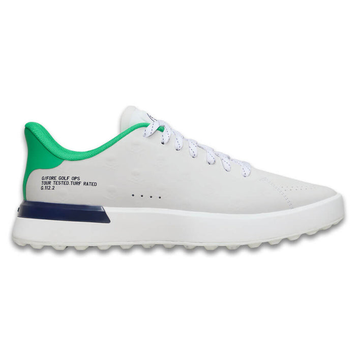 Gfore G.112 Embossed Skull & Tees Hybrid Spikeless Golf Shoes Snow/Clover - SP26 Men