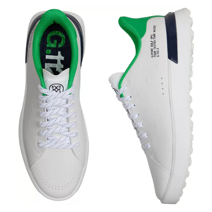 Gfore G.112 Embossed Skull & Tees Hybrid Spikeless Golf Shoes Snow/Clover - SP26 Men